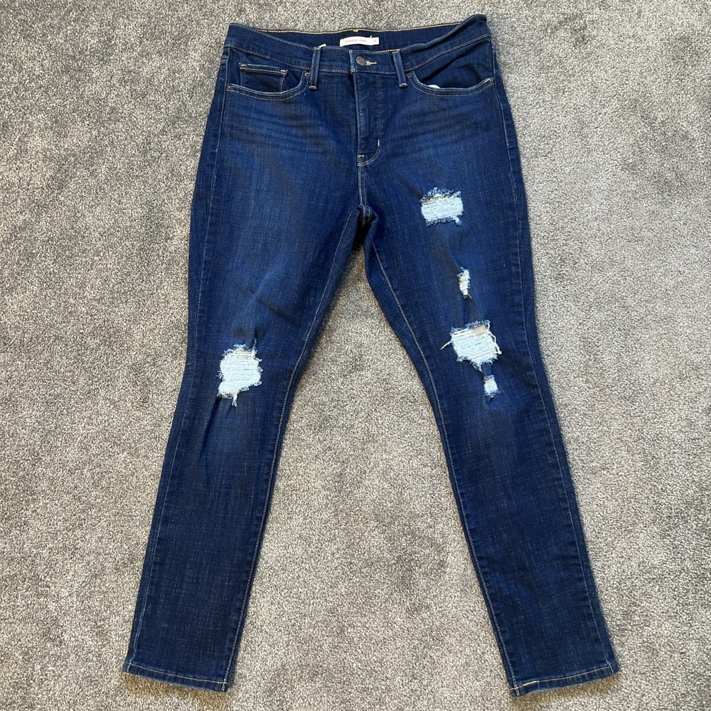 Levi's Jeans Size 31 Women's Levi's Distressed 311 Shaping Skinny Jeans Stretch